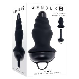 Plug Vibrador Anal Evolved Gender X Negro Plug Vibrador Anal Evolved Gender X Negro