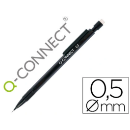 Q-connect Portaminas 0,5 mm, Cuerpo y Clip Negro, Incluye 3 Minas Precio: 0.49999983. SKU: B193EZSL6C