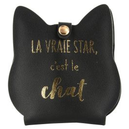 The Concept Factory Juego de Manicura Gato con Estuche Incluye Cortaúñas, Pinzas, Arregla-cutículas y Tijeras