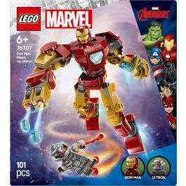 Lego Marvel Juego de Construcción Armadura Robótica de Iron Man vs Ultrón