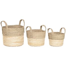 DKD Home Decor Cesta de Fibra Natural 28 x 32 x 28 cm Set de 3 (2 Unidades) DKD Home Decor Cesta de Fibra Natural 28 x 32 x 28 cm Set de 3 (2 Unidades) Precio: 30.68999956. SKU: B15AK66KT3
