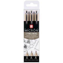 Talens Sakura Rotuladores Permanentes Pigma Micron Fineliner Estuche De 3 Negro Precio: 4.49999968. SKU: B1HQRP55NH