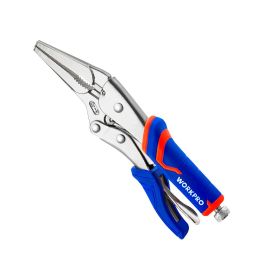 Workpro Alicates de Presión Boca Larga Recta 230mm Mordaza de Acero Cromo-Vanadio con Acción de Bloqueo y Liberación Rápida Workpro Alicates de Presión Boca Larga Recta 230mm Mordaza de Acero Cromo-Vanadio con Acción de Bloqueo y Liberación Rápida Precio: 10.69000031. SKU: B1FS8L9PYR