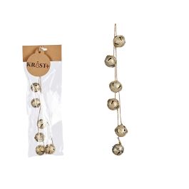 Tira Cascabel Oro Navidad 3 cm Krist+ - Metal, 33.5 x 13 x 2.5 cm (48 Unidades) Precio: 76.89000055. SKU: B1JL87P3E3