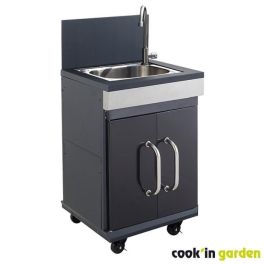 Módulo fregadero - COOK'IN GARDEN - Fidgi - Integrable con barbacoas Fidgi 3 y 4 - Protector contra salpicaduras - Fregadero y grifo de acero inoxidable Precio: 294.5000003. SKU: B17KMCLRC4
