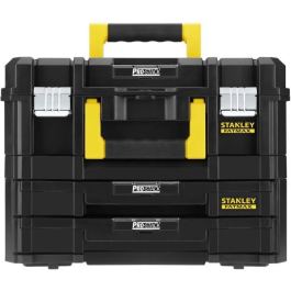 Stanley FMST1-71981 Kit 2 Cajas PRO-STACK con 2 Tiradores y 2 Cajones - 21,5 L