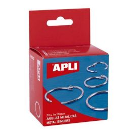 Apli Anillas Metálicas Articuladas Ø38 mm Niqueladas - Caja 20 Unidades Precio: 3.95000023. SKU: B1HN7ADZDM