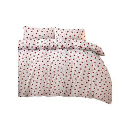 Juego de Cama Funda Nórdica 220x240 cm y Fundas de Almohada 60x60 cm 50% Algodón 50% Poliéster Rojo ASI8684283278640 Precio: 49.50000011. SKU: B139AT8459