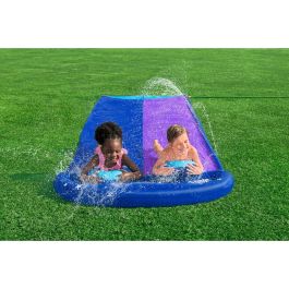Bestway Pista Deslizante con Rampa de Salto Doble 488x138 cm +3 Años Jardin 52364