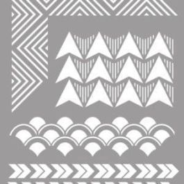 La Pajarita Stencil St-21 Plantilla Decorativa Modelo Geometric Precio: 7.79000057. SKU: B1BENTD2T4