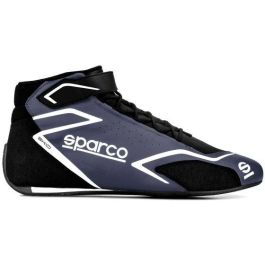 Sparco S00127545NRGR Botas de Carrera Skid 2020 Homologadas FIA 8856-2018 Piel Becerro Ignífugas Negro-Gris Talla 45