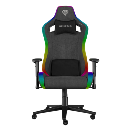 Genesis NFG-2246 Silla Gaming PC Ergonómica con RGB, Reposacabezas y Lumbar, Tejido Transpirable Gris, Ajustable, 150kg Precio: 191.69000048. SKU: B18WSXXZ2V