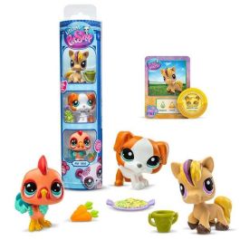 Littlest Pet Shop Pack 3 Figuras Mascotas 6,35x25,4x6,35 cm Modelos Surtidos