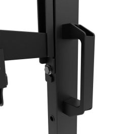 Neomounts FL50-575BL1 Carro Soporte TV Móvil 65-110" (165-279cm) 125kg Acero Negro Ruedas con Freno Instalación Rápida TÜV