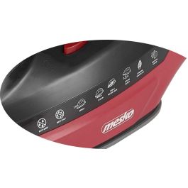 ADLER Plancha de vapor Mesko 3000W, suela cerámica, depósito 400ml