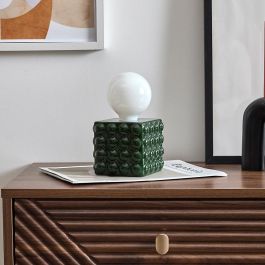 Home Deco Factory Lámpara Cerámica Verde