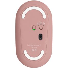Logitech 910-007014 Ratón Inalámbrico Pebble Mouse 2 M350s Rosa