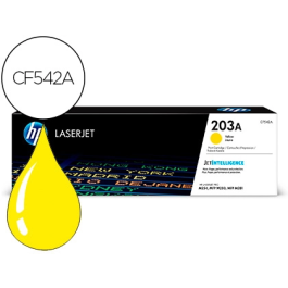 HP Toner Amarillo Laserjet M254, M280 - Nº 203A Precio: 92.88999995. SKU: S0212963