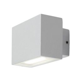 RABALUX RAB-77074 Aplique de Pared Exterior Moderno Mataro LED 7W 580Lm 4000K Luz Natural IP54 Blanco Aluminio Cristal RABALUX RAB-77074 Aplique de Pared Exterior Moderno Mataro LED 7W 580Lm 4000K Luz Natural IP54 Blanco Aluminio Cristal