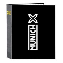 Carpeta de anillas Munich Topo Negro A4 27 x 33 x 6 cm Precio: 6.50000021. SKU: B1BNRJDJKD