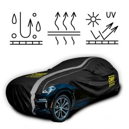 Omp Speed Funda Cubre Coches Exterior-Interior, Impermeable, 4 Capas Para Suv Talla L, 483x195x145 cm OMPS18030819