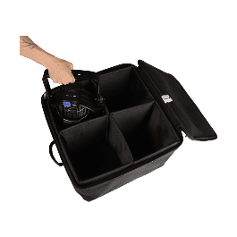 Gator Funda Reforzada Para 4X Par 64 Led Con Ruedas 56x16x61cm