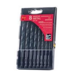 Celesa Estuche de Brocas HSS DIN-338 1/4, Juego de 8 Piezas (3mm, 4mm, 5mm, 6mm, 7mm, 8mm, 9mm, 10mm) Precio: 68.4999997. SKU: B178WTVKQ9