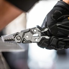 Toughbuilt Tb-h4-61-s3 Tijera Seamer para Plegar Chapa 76mm (3"), Acero Calibre 22, Inoxidable 24. Mordaza 1/4"-1 1/4"