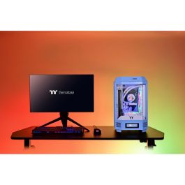 Thermaltake The Tower 250 Hydrangea Blue Caja de PC Mini Tower con Pantalla LCD 3.9" y Soporte Discos Duros 2.5/3.5"