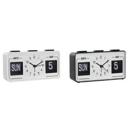 Reloj Despertador Basicos DKD Home Decor Blanco Negro 5 x 9 x 17 cm (2 Unidades) Precio: 29.88999959. SKU: S3044971