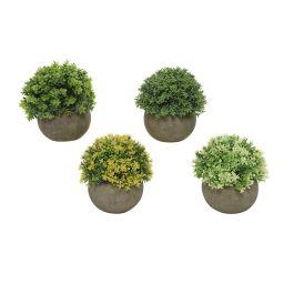 Everlands Planta artificial con maceta de plástico, modelos surtidos, 12x12 cm, Ref. 800297 Precio: 6.9900006. SKU: S7919085