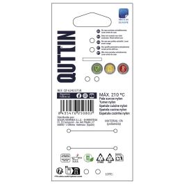 Inde Pala Ranurada Negra de Nylon 30 x 7 cm (24 Unidades)