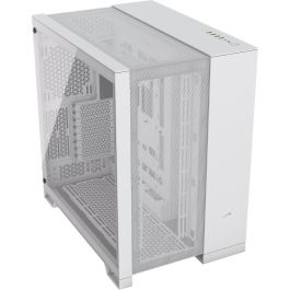 Corsair 6500D AIRFLOW Caja de PC MID-TOWER Blanca CC-9011260-WW - Flujo de Aire Excepcional, Diseño de Cámara Doble