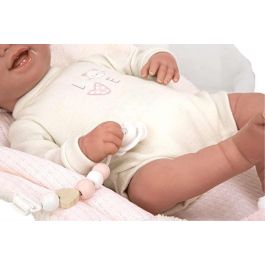 Muñecas Arias Muñeca Reborn 45 cm Viviane c/Manta y Peluche - Muñeca Reborn de 45 cm para niñas