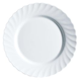 Luminarc Plato Llano Trianon Vidrio Blanco 24,5 cm