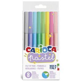 Carioca Rotulador pastel blister de 8 unidades, colores surtidos, punta fina Precio: 3.78999951. SKU: B15NT6RKPT