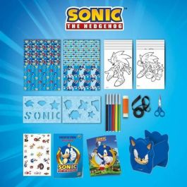 Liscianigiochi LIS8008324110704 Kit de Oficina Creativa Actividades Sonic para Niños A partir de 5 años