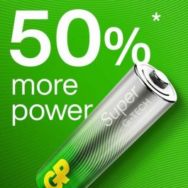 GP GP Super Alkaline AA-battery, 15A/LR6, 4-pack GP GP Super Alkaline AA-battery, 15A/LR6, 4-pack