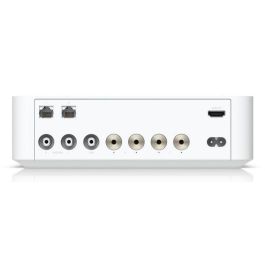 Ubiquiti PowerAmp Amplificador Audio Estéreo Clase D 260W RMS (4 Ohmios) 0.05% THD LAN Gigabit Conectores Banana para Hogar Blanco
