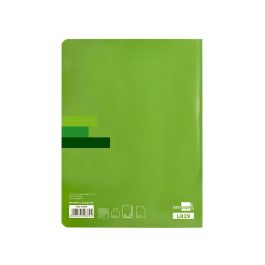 Libreta Liderpapel Scriptus A5 48 Hojas 90 gr-M2 Cuadro 4 mm Con Margen Color Verde 5 unidades