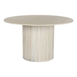DKD Home Decor Mesa de Comedor Redonda Moderna de Granito y MDF con Acabado Símil Mármol Beige, Ø130x75 cm, Desmontable Precio: 415.69000055. SKU: B1EVJPQRQ3