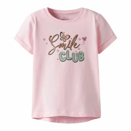 Camiseta de Manga Corta Infantil Name It Nmfvix Rosa Precio: 15.4033. SKU: B1GA7C37JS