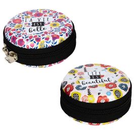 Entre Temps Bolsa Compra Plegable Con Estuche Entre Temps Azul Rojo Ideal Para Bolso