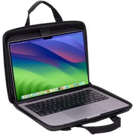 THULE TGAE2558 Maletín MacBook Gauntlet 5 para portátiles de 13 y 14 pulgadas Negro con tirante para hombro