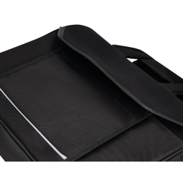 Q-connect Maletín para Portátil de 15,4" Negro con Asa y 2 Bolsillos Exteriores, 390x290x90 mm