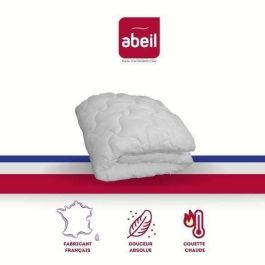 Abeil Edredón Cálido Absolue 200x200 cm Blanco de Microfibra 400 gr/m²