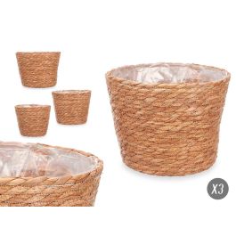 Set 3 Cestos Redondos Esparto Med Giftdecor 23X18CM (8 Unidades) Precio: 52.5000003. SKU: B12P7VFPTB