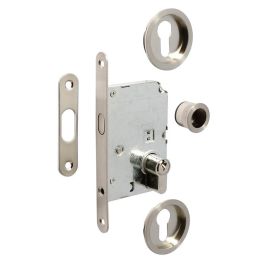 DUVER Kit Cerradura Puerta Corredera Niquel Satinado con Cilindro 20-20 Niquelado Precio: 21.49999995. SKU: B183XE6DWH