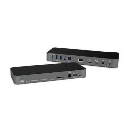 OWC Thunderbolt 3 Dock Estación Base 14 Puertos con 2x TB3, 5x USB 3.1, USB-C, Mini DP, Ethernet, SD, Audio, 85W PD