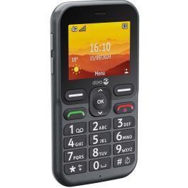 Doro Leva L10 graphite Teléfono Móvil 4G, Pantalla 2.4", Cámara 2MP, SIM Única, Batería 1150 mAh, Negro